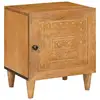 Image de Vidaxl table de chevet 2 pcs marron clair 80 x 50 x 40 cm
