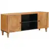 Image de Unites Tv Marron Clair 105 X 33 X 46 Cm Bois De Mangue Massif Vidaxl