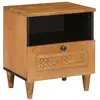 Image de Vidaxl table de chevet 2 pcs marron clair 40 x 33 x 46 cm