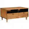 Image de Table Basse Marron Clair 80 X 54 X 40 Cm Bois D'ingénierie Vidaxl