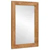 Image de Miroir de salle de bain rectangulaire - vidaXL - Marron clair - 70x50x25 cm - Verre et bois de mangue - Usage intérieur