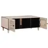 Image de Vidaxl table basse beige 100 x 54 x 40 cm bois d'ingénierie