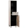 Image de Vidaxl cabinet de salle de bain avec tiroir blanc 38 x 33 x 160 cm