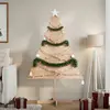 Image de Arbre De Noël En Bois Pour Décoration 150 Cm Bois Massif Vidaxl