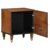 Image de Vidaxl cabinet de chevet avec porte marron miel 40 x 33 x 46 cm