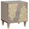 Image de Vidaxl cabinet de chevet avec porte 2 pcs gris 40 x 33 x 46 cm