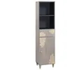 Image de Buffet - bahut - enfilade Vidaxl Armoire de salle de bain avec tiroir Gris 38 x 33 x 160 cm