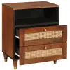 Image de Vidaxl tables de chevet 50 x 33 x 62 cm bois de mangue massif