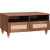 Image de Table Basse 80 X 54 X 40 Cm Bois De Mangue Massif Vidaxl