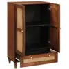 Image de Vidaxl buffet haut marron 60 x 33,5 x 100 cm bois de mangue massif