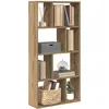 Image de Bibliothèque Chêne Artisanal 60x20x120,5 Cm Bois D'ingénierie Vidaxl
