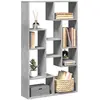 Image de Bibliothèque Gris Béton 72x20x120,5 Cm Bois D'ingénierie Vidaxl