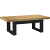 Image de Table Basse Noain Pieds En Forme De U 120x60x40 Cm Massif Pin Vidaxl