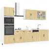 Image de Ensemble D'armoires De Cuisine 7 Pcs Kalmar Bois D'ingénierie Vidaxl