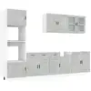 Image de Vidaxl ensemble d'armoires de cuisine 7 pcs kalmar bois d'ingénierie