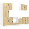 Image de Vidaxl ensemble d'armoires de cuisine 7 pcs kalmar bois d'ingénierie