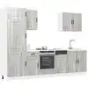 Image de Ensemble D'armoires De Cuisine 7 Pcs Kalmar Bois D'ingénierie Vidaxl