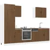 Image de Ensemble De 7 Meubles De Cuisine En Chêne Brun "porto" Vidaxl