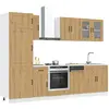 Image de Ensemble D'armoires De Cuisine 8 Pcs Kalmar Bois D'ingénierie Vidaxl