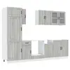 Image de Vidaxl ensemble d'armoires de cuisine 8 pcs kalmar bois d'ingénierie