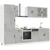 Image de Ensemble D'armoires De Cuisine 8 Pcs Kalmar Bois D'ingénierie Vidaxl