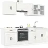 Image de Ensemble D'armoires De Cuisine 8 Pcs Kalmar Blanc Brillant Vidaxl
