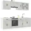 Image de Ensemble D'armoires De Cuisine 8 Pcs Kalmar Bois D'ingénierie Vidaxl