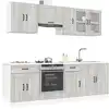 Image de Ensemble D'armoires De Cuisine 8 Pcs Kalmar Bois D'ingénierie Vidaxl