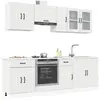 Image de Ensemble De 8 Meubles De Cuisine "lucca" En Bois D'ingénierie Blanc Brillant Vidaxl