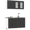 Image de Ensemble D'armoires De Cuisine 4 Pcs Kalmar Bois D'ingénierie Vidaxl