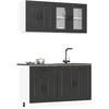 Image de vidaXL Ensemble darmoires de cuisine 4 pcs Kalmar bois dingénierie ensemble darmoires étagère de rangement placard 3314852