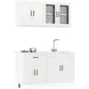 Image de Ensemble D'armoires De Cuisine 4 Pcs Kalmar Bois D'ingénierie Vidaxl