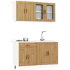 Image de Ensemble D'armoires De Cuisine 4 Pcs Kalmar Bois D'ingénierie Vidaxl