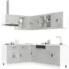 Image de Ensemble D'armoires De Cuisine 11 Pcs Porto Bois D'ingénierie Vidaxl