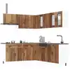 Image de Ensemble D'armoires De Cuisine 11 Pcs Kalmar Bois D'ingénierie Vidaxl