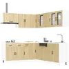 Image de Ensemble D'armoires De Cuisine 11 Pcs Lucca Bois D'ingénierie Vidaxl