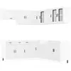 Image de Vidaxl ensemble d'armoires cuisine 11pcs porto blanc bois d'ingénierie