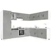 Image de Ensemble D'armoires De Cuisine 14 Pcs Lucca Bois D'ingénierie Vidaxl