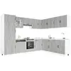Image de Ensemble D'armoires De Cuisine 14 Pcs Lucca Bois D'ingénierie Vidaxl
