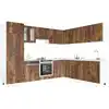 Image de Ensemble D'armoires De Cuisine 14 Pcs Porto Bois D'ingénierie Vidaxl