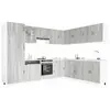 Image de Ensemble D'armoires De Cuisine 14 Pcs Porto Bois D'ingénierie Vidaxl