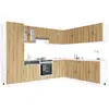 Image de Ensemble D'armoires De Cuisine 14 Pcs Porto Bois D'ingénierie Vidaxl