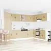 Image de Meuble Sous Évier Lucca 2 Pcs Chêne Sonoma Bois D'ingénierie Vidaxl