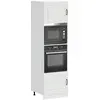 Image de Armoires De Four 2 Pcs Kalmar Blanc Bois D'ingénierie Vidaxl