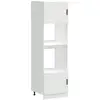Image de Vidaxl armoires de four 2 pcs porto blanc bois d'ingénierie