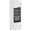 Image de Armoires De Four 2 Pcs Porto Blanc Brillant Bois D'ingénierie Vidaxl