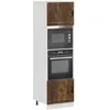 Image de vidaXL Armoires de four 2 pcs Porto chêne fumé bois dingénierie 3315056