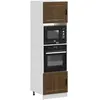 Image de Armoires De Four 2 Pcs Porto Chêne Marron Bois D'ingénierie Vidaxl