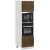 Image de vidaXL Armoires de four 2 pcs Porto chêne marron bois dingénierie 3315058