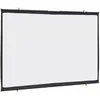Image de Écran de projection mural - vidaXL - 50 pouces - 16:9 - Polyester - Blanc mat - 117x70 cm - Montage mural - Surface mat